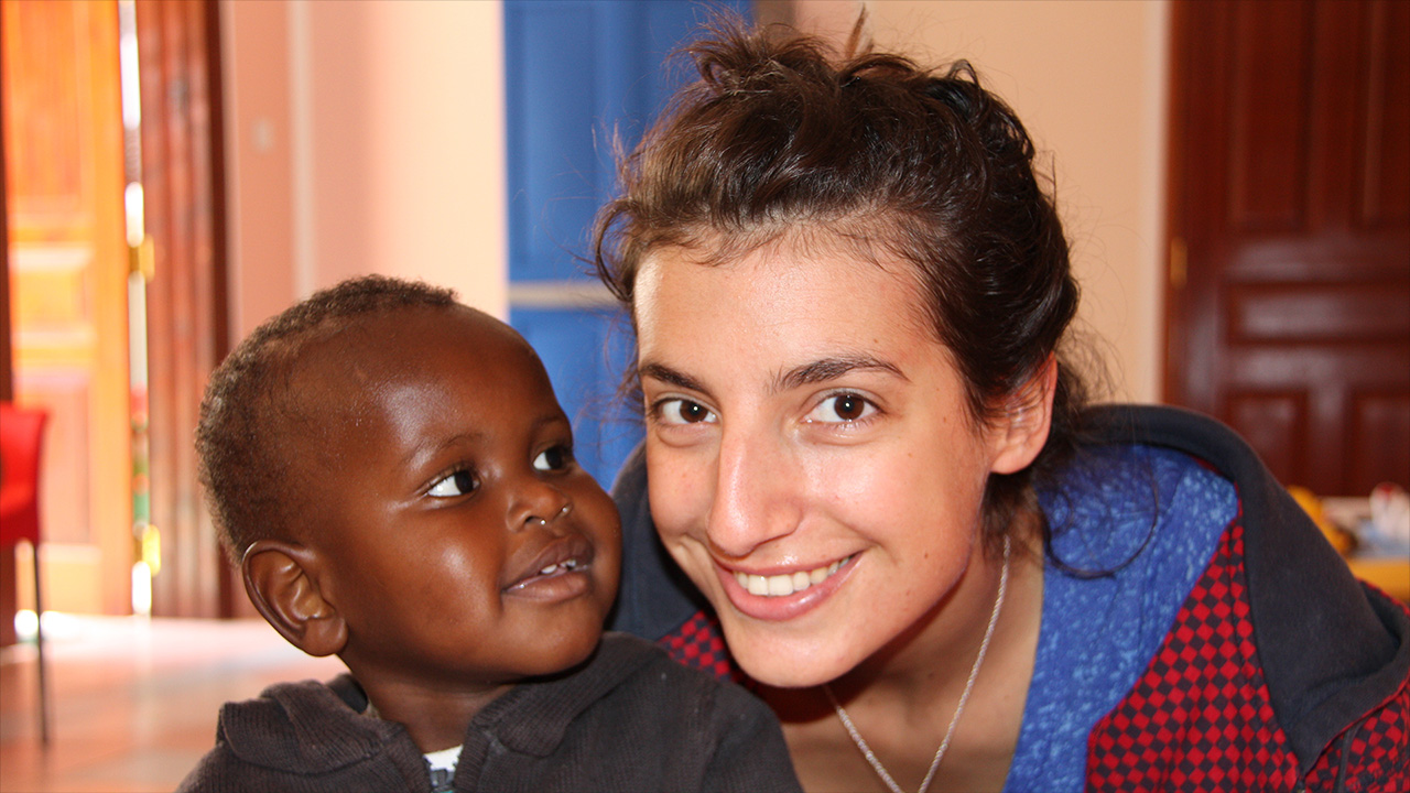 Woman with a baby boy